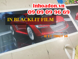 In blacklit film - dịch vụ in ấn cao cấp, chất lượng
